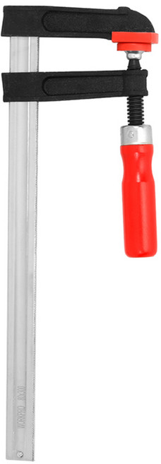 워크프로 스틸바 L클램프 우드핸들 80 x 300 mm WP232027, 1개