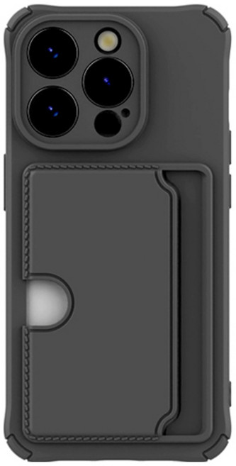 SMC 茉莉花側邊卡槽彩色果凍手機殼