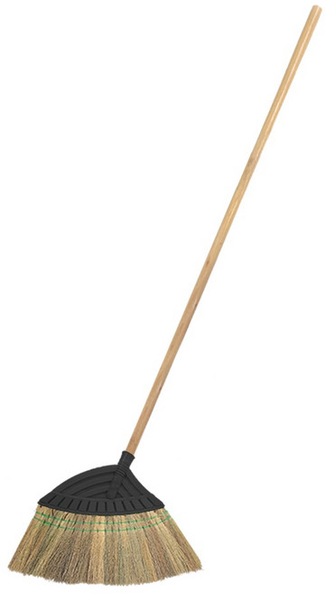 월드크린 분리형 니스 롱갈대비, 1개, 블랙