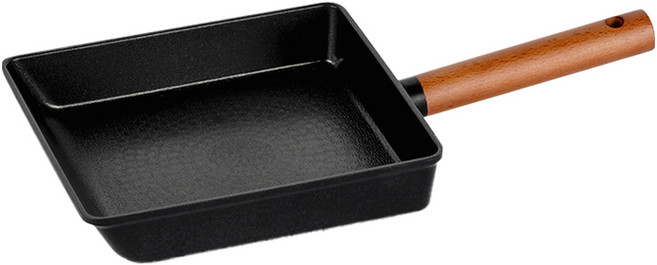 드림셰프 오슬로 인덕션 크리엠 IH 티타늄 블랙 계란말이팬, 23cm, 1개