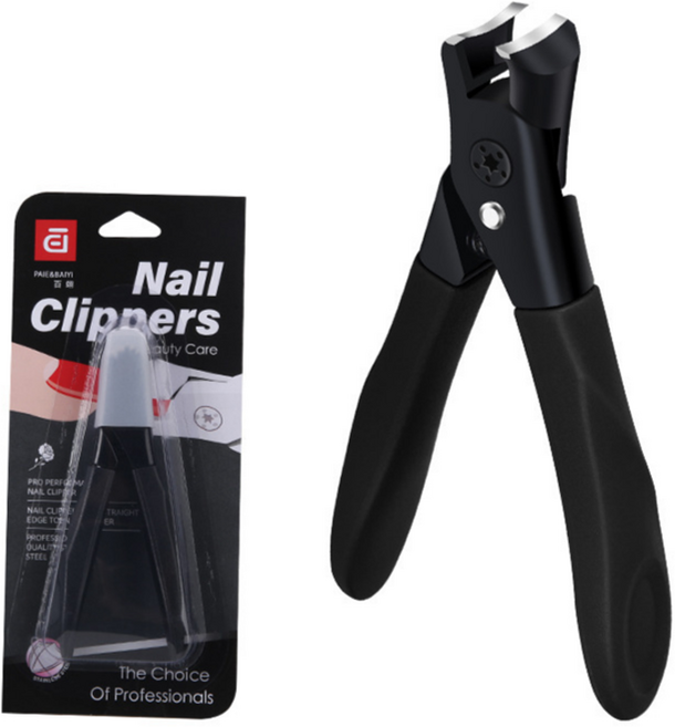 헤이조이 네일니퍼 전문가용 네일니퍼, 1개, 블랙