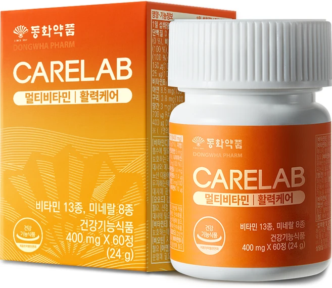 동화약품 멀티비타민 활력케어, 1개, 60정 - 쿠팡