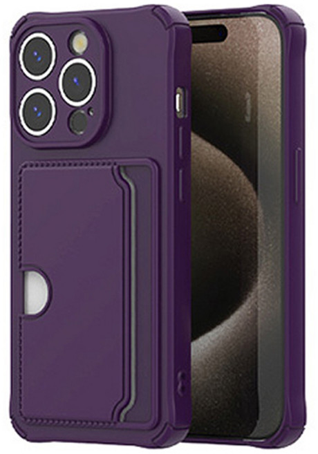 에스엠씨 자스민 사이드 카드 컬러 젤리 휴대폰 케이스