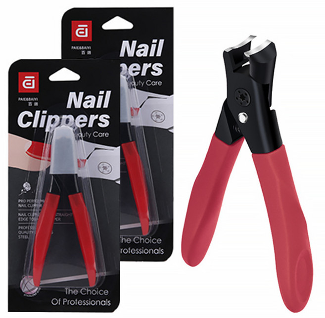 헤이조이 네일니퍼 전문가용 네일니퍼, 2개, 레드