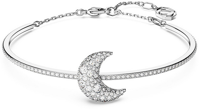 스와로브스키 여성용 루 로듐 뱅글 팔찌 M 5666175 +쇼핑백+메시지카드+품질보증서(백화점A/S)