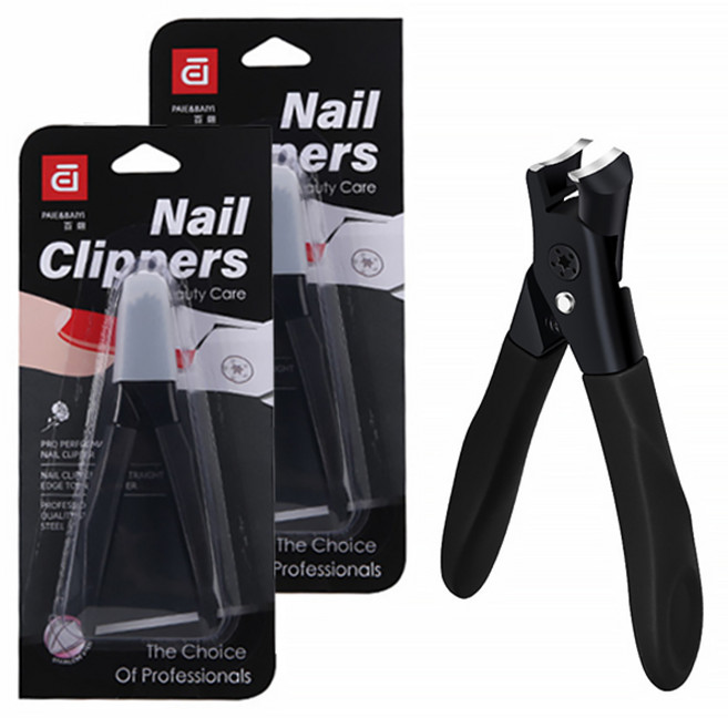 헤이조이 네일니퍼 전문가용 네일니퍼, 2개, 블랙