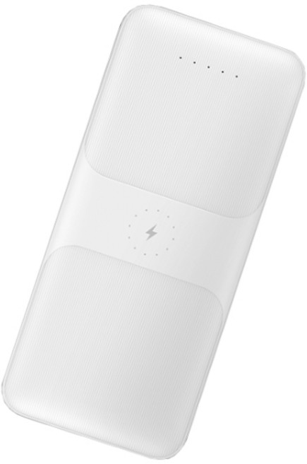 스마텍 유무선 고속 충전 보조배터리 10000mAh C타입, 화이트, STPB-WB1