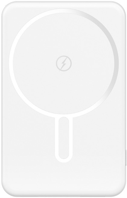 스마텍 PD 20W 초슬림 맥세이프 보조배터리 10000mAh C타입, 화이트, STPB-MP10