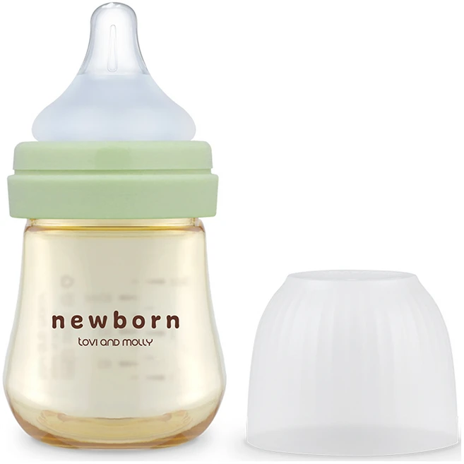 토비앤몰리 신생아 젖병 싱글팩, 그린, 80ml, 1개 - 쿠팡