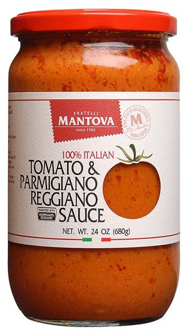 만토바 토마토 앤 파르미지아노 레지아노 소스, 1개, 680g