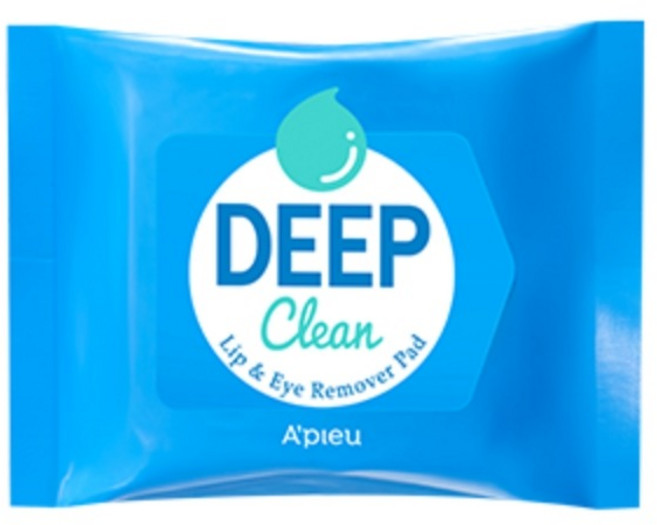 어퓨 딥클린 립앤아이 리무버 패드, 1개, 37g