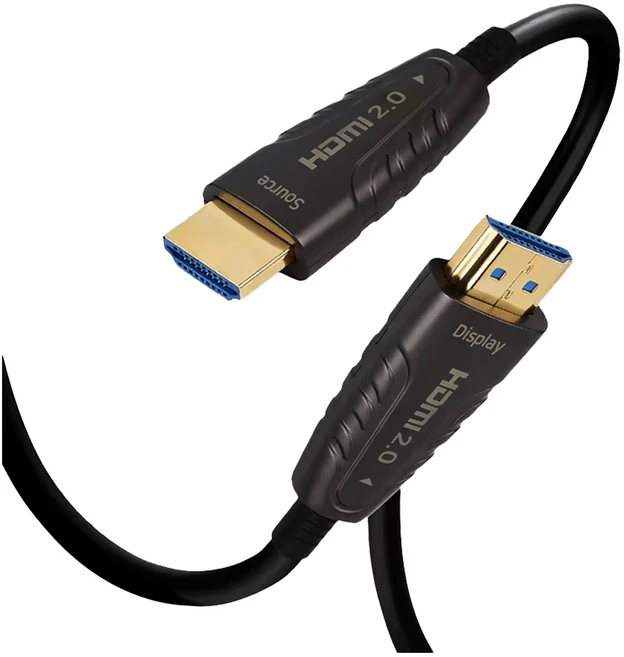 윤씨네 스크린 HDMI AOC 2.0 4K HDR 지원 광섬유 케이블, 1개, HDMI(4K)-5M