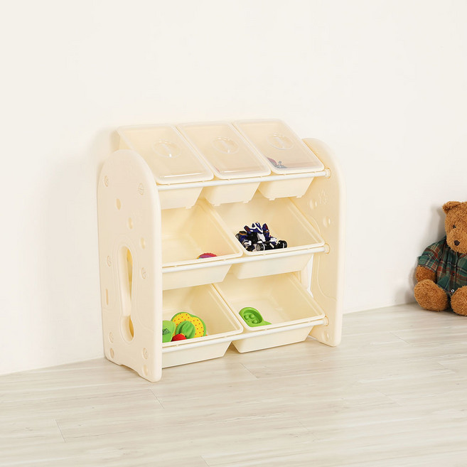 미루 확장 DIY 초이스 C3 애니 베이비룸 인테리어 장난감 정리함 미니, 아이보리, 1개
