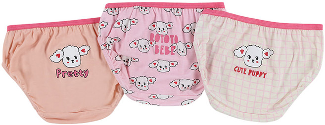 로토토베베 여아용 모달 팬티 3종 세트