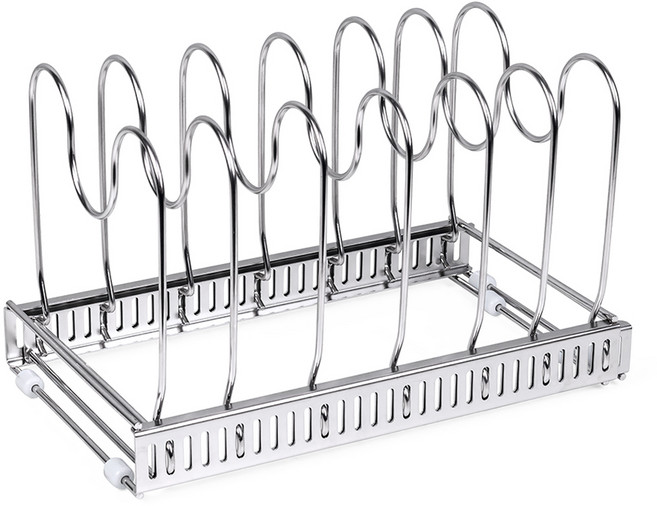 비벤자디 플렉서블 올스텐 후라이팬 냄비 정리대, 6단, 1개