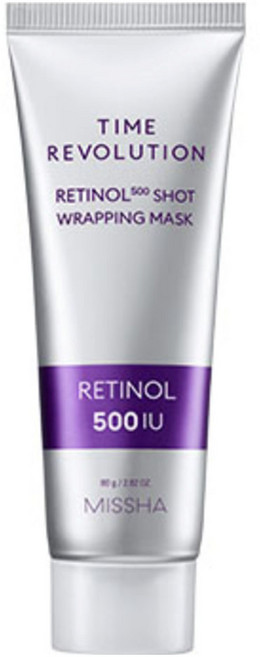 미샤 타임 레볼루션 레티놀 500샷 랩핑 마스크, 1개, 1개입