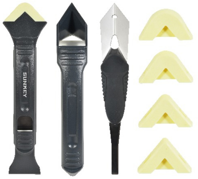 썬키 실리콘 스크래퍼 3종 + 교환패드 5종 세트 SSS-04S, 1세트