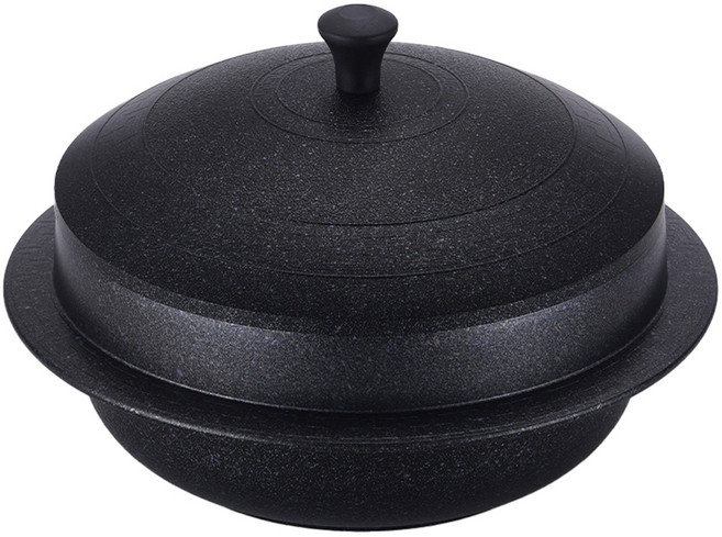 라체나 인덕션 IH 가마솥, 22cm, 블랙, 1개