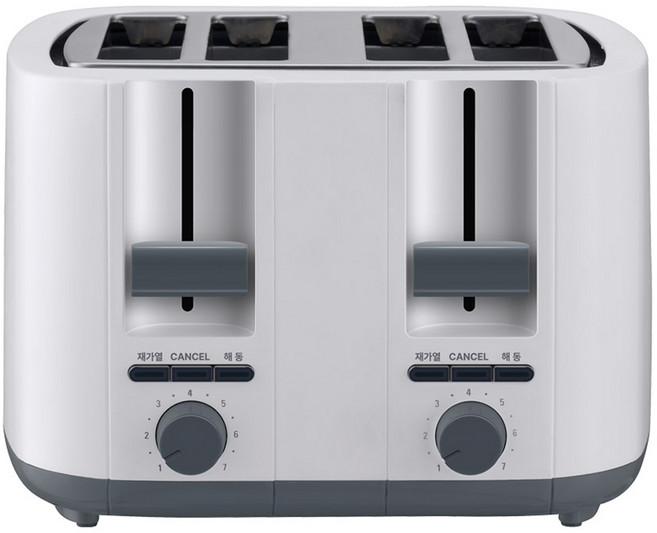 컴스 4구 와이드 슬롯 토스터기, FT532