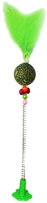 헬로키튼 고양이 다래박하 캣닢 스크레처, 그린, 1개