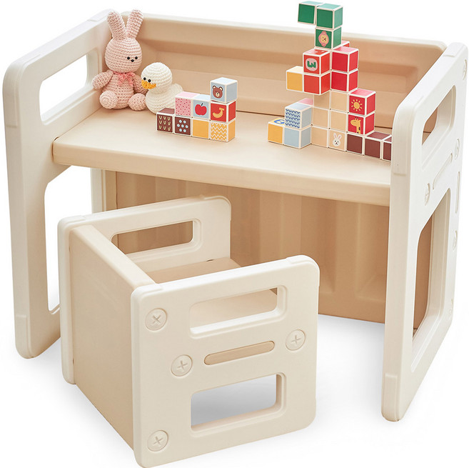 하베브릭스 유아용 꼬마몬테 변신책상, 베이지