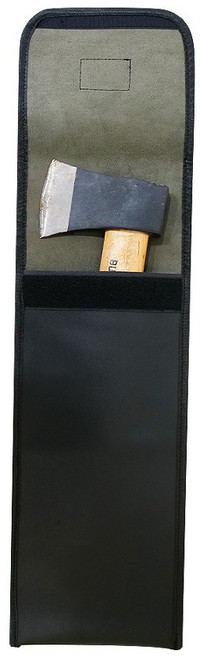 벅703 가죽 캠핑 손도끼 해머 단조팩 겸용 1단 가방, 블랙, 1개