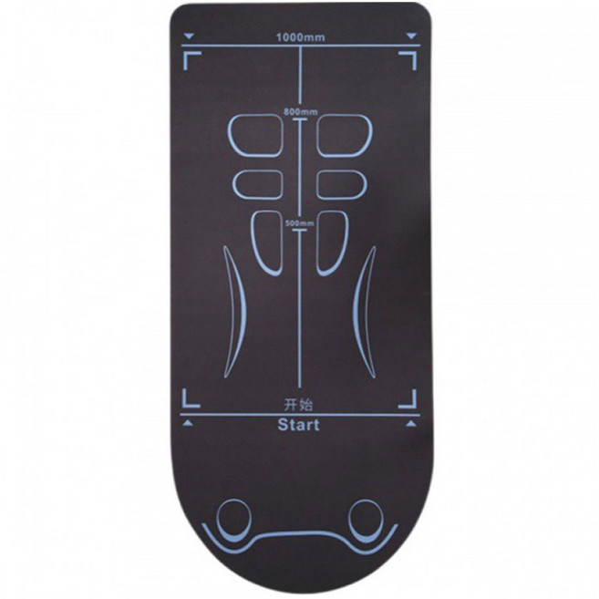 앞날창창 복근운동 자세매트, 블랙