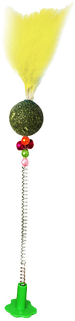 골든클라우드 헬로키튼 고양이 다래박하 캣닢 스크레처, 옐로, 1개