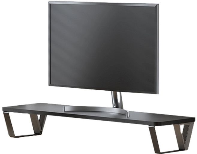 엘디엘마운트 데스크테리어 모니터 받침대 APL-ST600, matte black, 1개