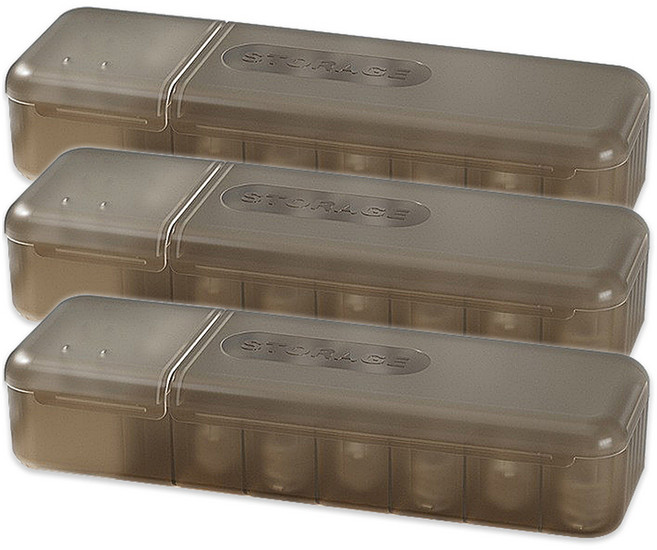 코히모 다용도 케이블 선 충전기 이어폰 USB 줄 정리 수납함 4W334, 브라운, 3개