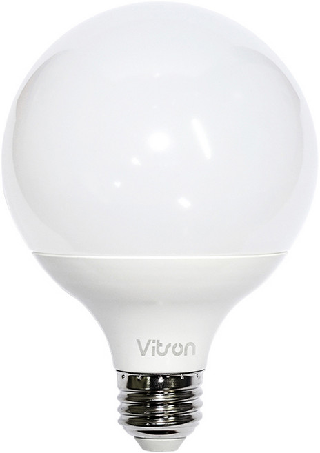 비츠온 LED 볼전구 숏타입 12W, 전구색, 1개