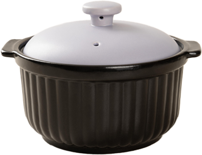 진뚝배기 누비 직화 뚝배기 2호, 1개, 17.4cm