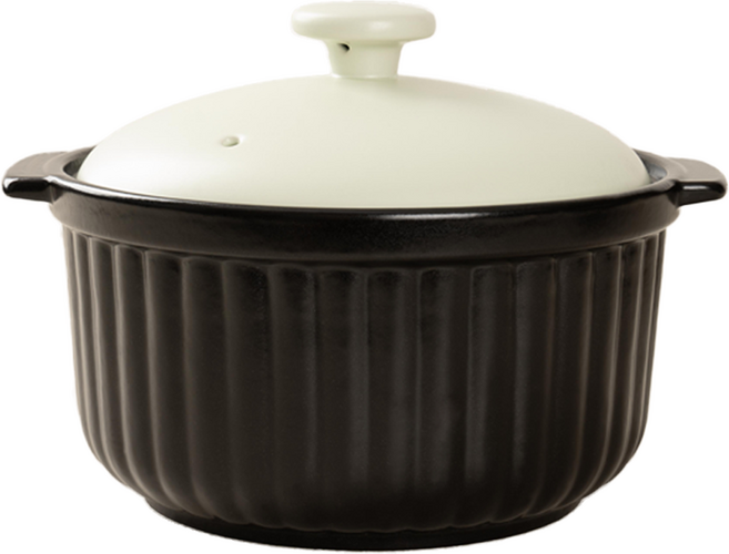 진뚝배기 누비 직화 뚝배기 4호, 1개, 21.1cm