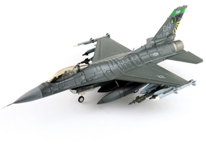 하비마스터 레프리카 파이팅팔콘 오하이오 2023 전투기 피규어 그레이 1:72 F-16C, 1개