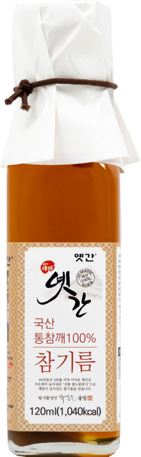 옛간 국산 참기름, 120ml, 1개