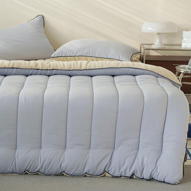 노컨셉 워싱 양면 깊게자요 극세사 차렵이불 침구세트