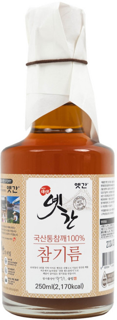 옛간 국산 참기름, 250ml, 1개