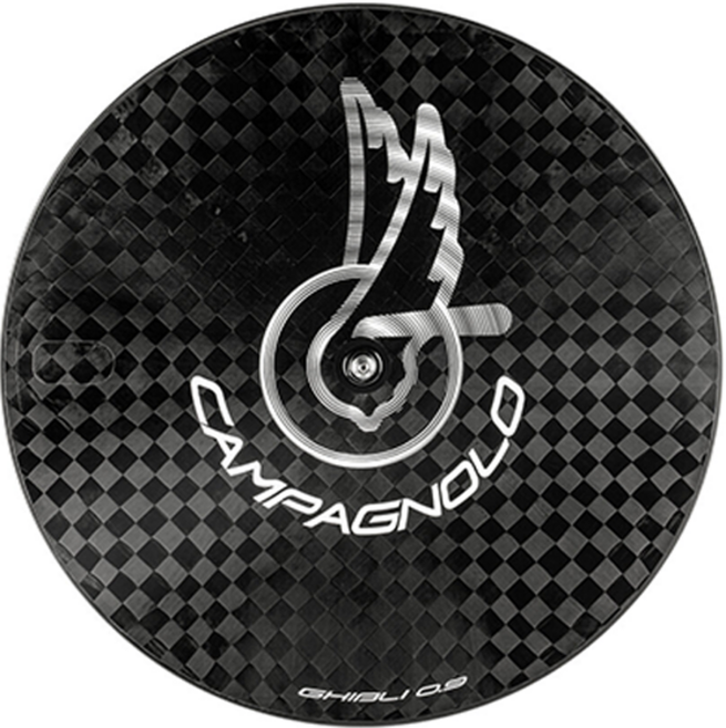 캄파놀로 TRIATHLON TRACK 기블리 0.9 카본 2WF 트랙용 100m 액슬 앞 휠 980g, 1개
