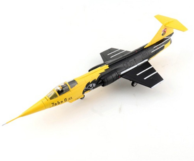하비마스터 레프리카 스타파이터 JaboG 1985 전투기 피규어 옐로우 + 블랙 1:72 F-104G, 1개