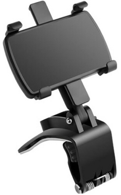 오엠티 차량용 계기판 회전 각도 조절 휴대폰 거치대 OSA-H8, 1개, 블랙