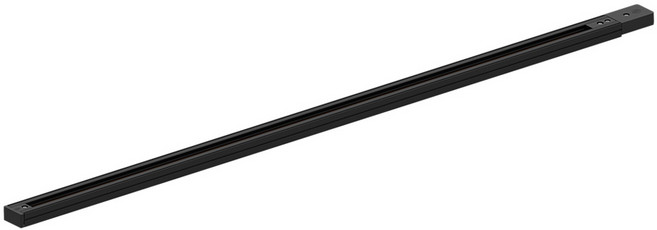 레일 1m + 전원 마감 세트, 블랙, 1세트