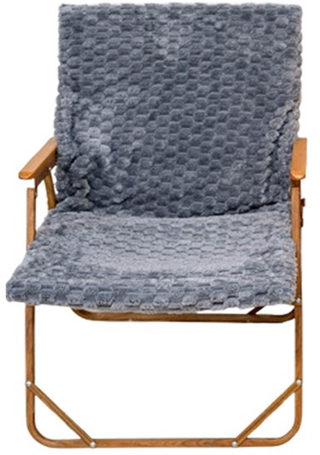 따봉오빠 캠핑 극세사 워머 의자 체어 커버 ONE SIZE JNH1655, 그레이, 1개