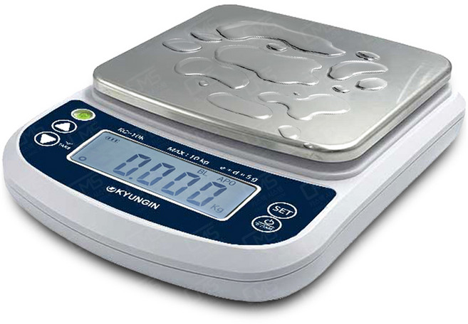 Kyungin 生活防水 IP65等級 kg 單位顯示 電子秤, 單一顏色, 1個, KC-10K, 10kg