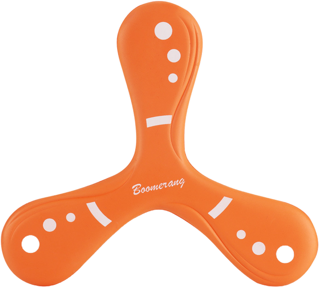 비투윈 나이그로신 캠핑게임 원반 부메랑, 오렌지4, 1개