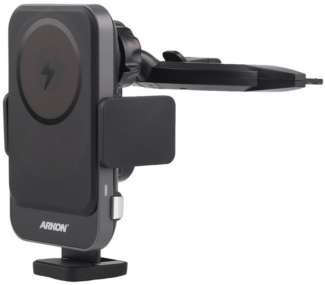 ARKON 맥포드 차량용 CD 슬롯 맥세이프 무선 충전 핸드폰 거치대, MWC3CD