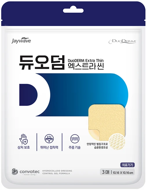 듀오덤 콘바텍 엑스트라 씬 드레싱 습윤 밴드 3p, 1개 - 쿠팡