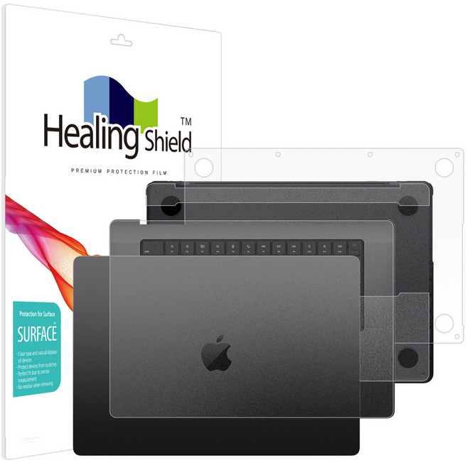 힐링쉴드 무광 외부보호필름 3종 세트, 1개