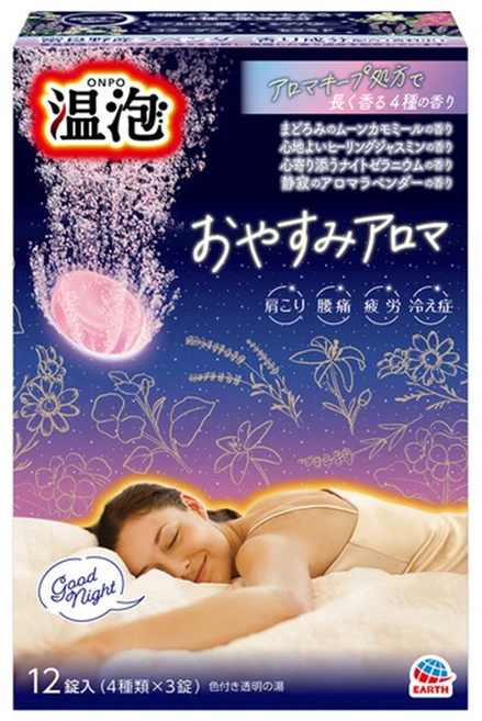 온포 탄산입욕제 굿나잇 아로마, 1개, 480g - 쿠팡