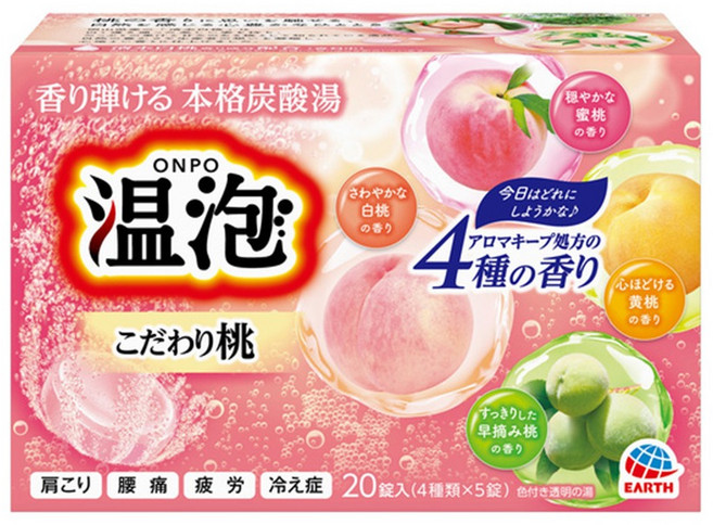 온포 탄산입욕제 복숭아, 1개, 800g