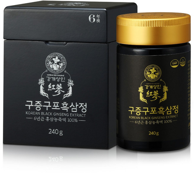 강개상인 구증구포흑삼정, 240g, 1개